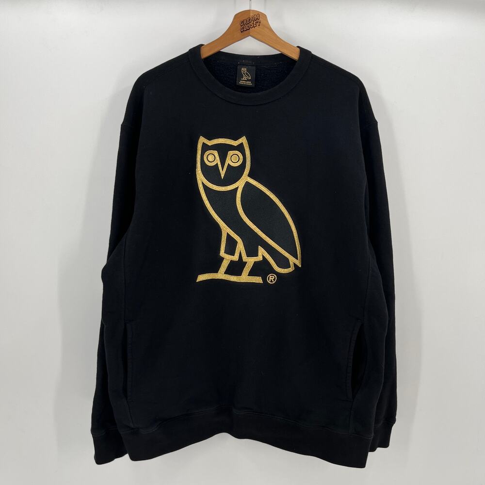 Drake OVO October's Very Own Iceman OG Owl Big Patch Tour Merch Crewneck XL